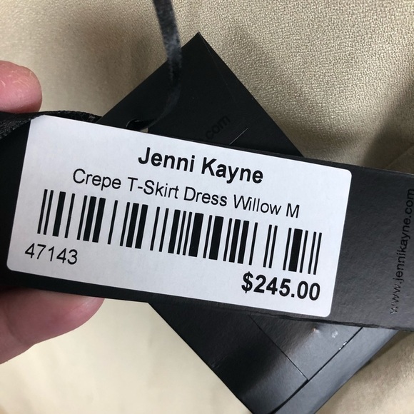 NWT Jenni Kayne Crepe T Shirt Dress - Picture 10 of 10